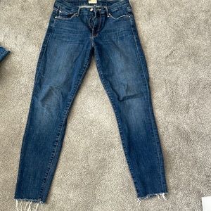 Mother skinny Jean. Looker Ankle Fray